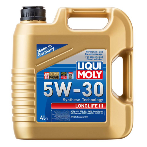 Масло моторное Liqui Moly LONGLIFE III 5W-30 4л Liqui Moly 20821