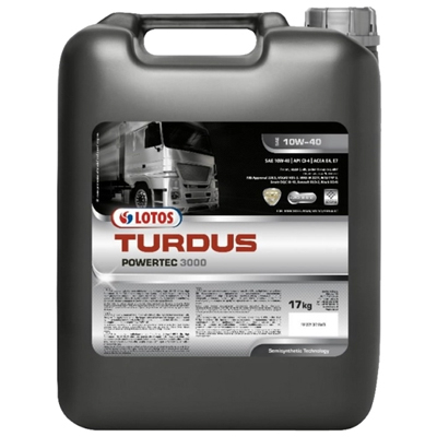 Масло моторное Lotos TURDUS POWERTEC 3000 SAE 10W-40 17л Lotos TURDUSPOWERTEC3000SAE10W4017kg