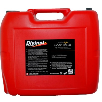 Масло моторное DIVINOL 49260K030 Syntholight HC-FE 5W-30 20л DIVINOL 49260K030