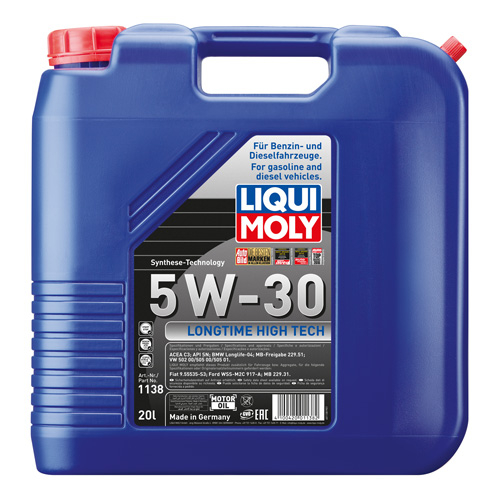 Масло моторное Liqui Moly Longtime High Tech 5W-30 20л Liqui Moly 1138