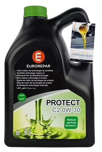 Масло моторное Eurorepar Protect C2 0W-30 5 л EUROREPAR 1639368780
