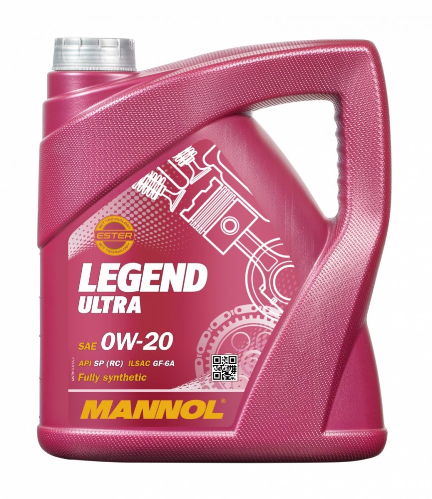 Масло моторное Mannol 7918 Legend Ultra 0W-20 4 л MANNOL 56699