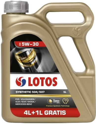 Масло моторное Lotos Syntetic 504/507 5W-30 5 л LOTOS LBSYN50741