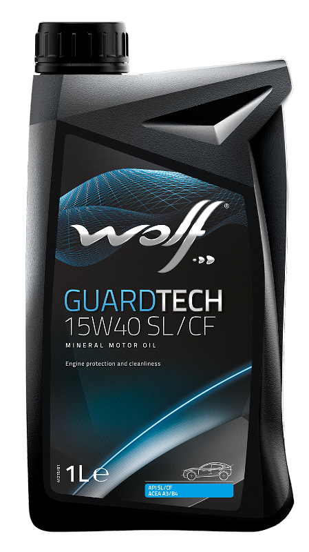 Масло моторное Wolf Вольф GuardTech SL/CF 15W-40 1л 141361 WOLF 141361