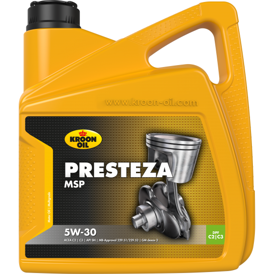 Масло моторное Kroon-Oil Presteza MSP 5W-30 4л 35137 Kroon-Oil 35137
