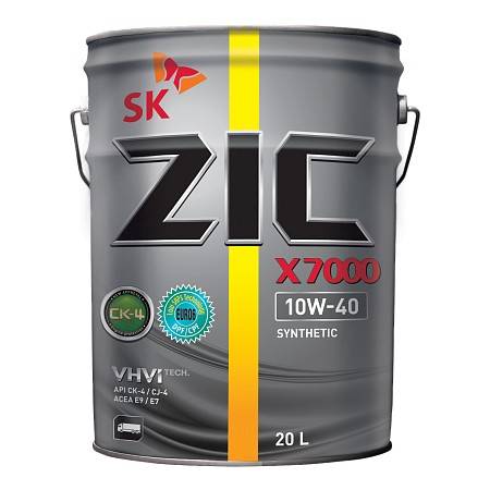 Масло моторное Zic Зик X7000 AP 10W-40 20л 192606 ZIC 192606