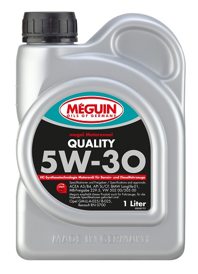 Моторное масло Meguin MEGOL QUALITY 5W-30 1л MEGUIN 6566