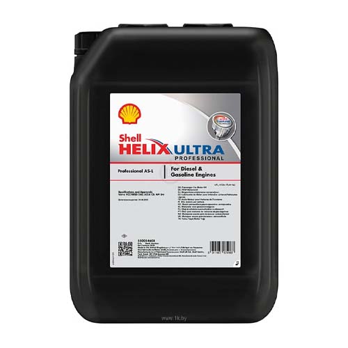 Масло моторное Shell Helix Ultra Professional AS-L 0W-20 550054608 20л SHELL 550054608