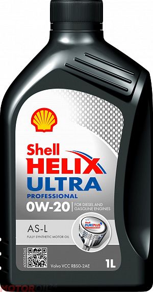 Масло моторное Shell Helix Ultra Professional AS-L 0W-20 1 л 550055735 SHELL 550055735