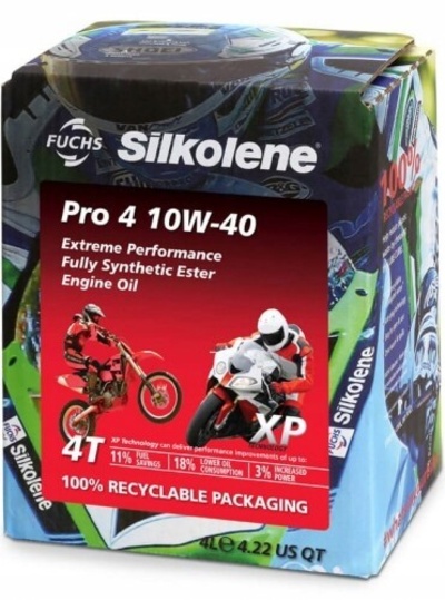 Масло моторное Fuchs Silkolene Pro 4 10W-40 XP 4 л 600985134 FUCHS 600985134
