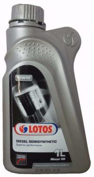Масло моторное Lotos Diesel Semisynthetic CF 10W-40 1 л LOTOS WFK105M200H0