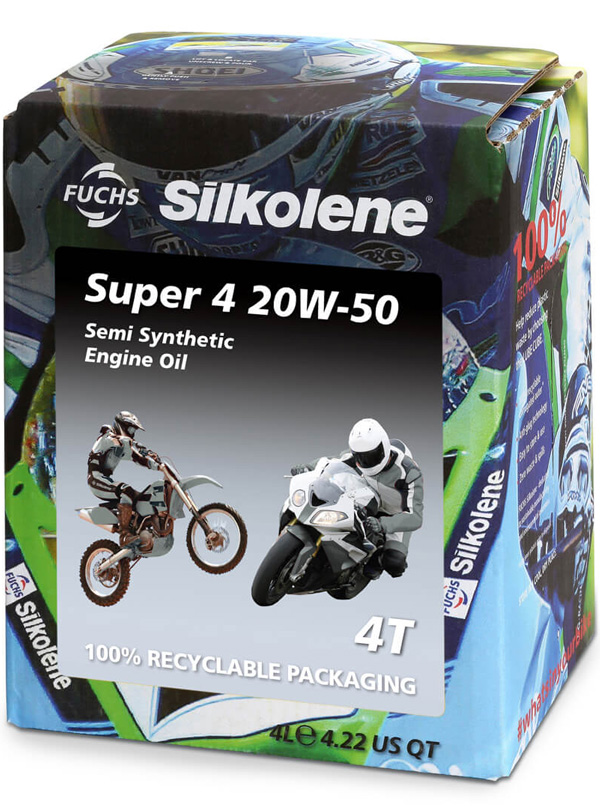 Масло моторное Fuchs Silkolene Super 4 20W-50 4 л 600985097 FUCHS 600985097