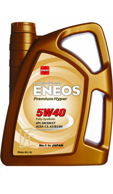 Масло моторное Eneos Premium Hyper 5W-40 4л ENEOS 5W40PREMIUMHYPER4L