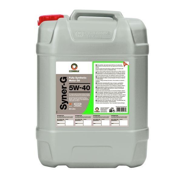 Масло моторное Comma Комма Syner-G 5W-40 20л SYN20L Comma SYN20L