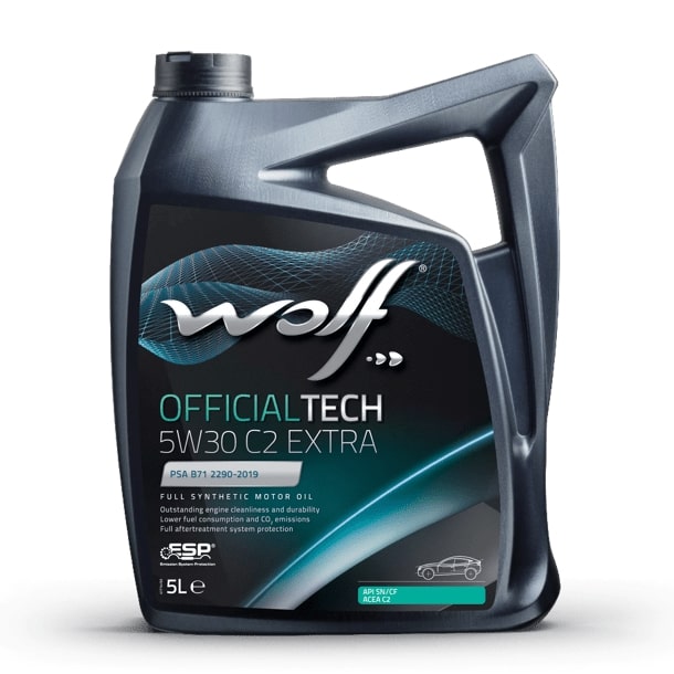 Масло моторное Wolf Вольф OfficialTech C2 Extra 5W-30 656335 5 л WOLF 656335