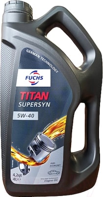 Масло моторное Fuchs Titan Supersyn 5W-40 4 л 602003218 Fuchs 602003218