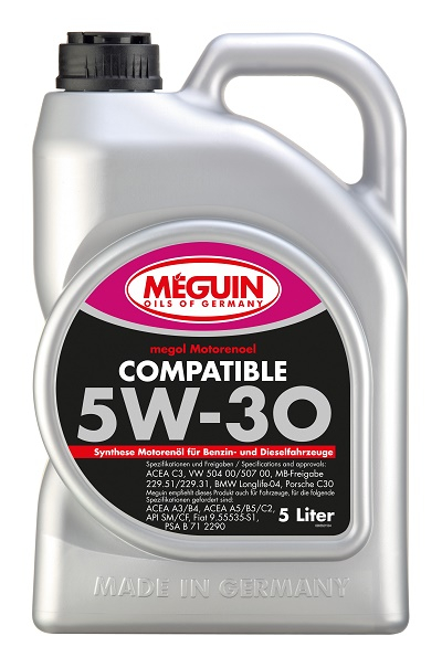 Моторное масло Meguin MEGOL COMPATIBLE 5W-30 5л MEGUIN 6562