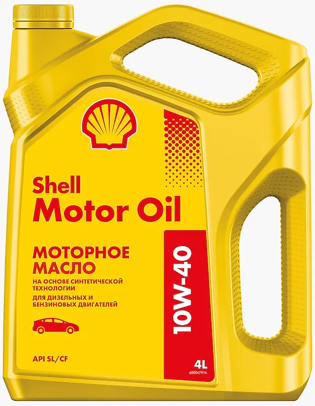 Масло моторное Shell Motor Oil 10W-40 4 л 550051070 SHELL 550051070