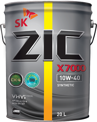 Масло моторное Zic Зик X7000 CK-4 10W-40 192677 20 л ZIC 192677