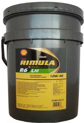 Масло моторное Shell Rimula R6 LM 10W-40 20 литров, авртикул 550044858