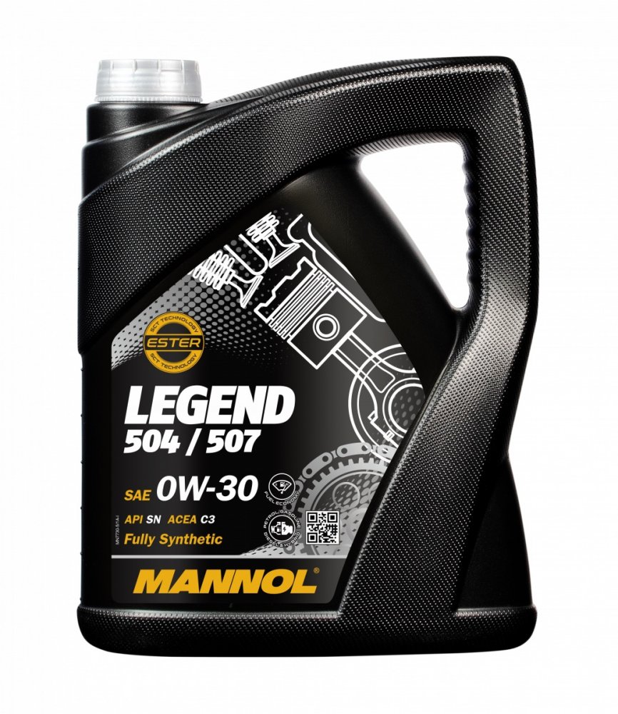 Масло моторное Mannol 7730 Legend 504/507 0W-30 5 л MANNOL 57387