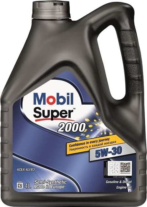Масло моторное Mobil Мобил Super 2000 X1 5W-30 4 л MOBIL 155317