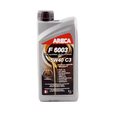 Масло моторное Areca F6003 5W-40 С3 1л Areca 11161