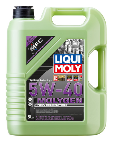 Масло моторное Liqui Moly Molygen New Generation 5W-40 5л Liqui Moly 8536
