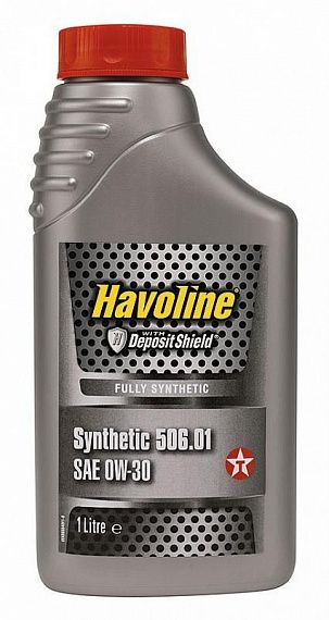 Моторное масло Texaco Havoline Synthetic 506.01 0W-30 1 л TEXACO 128001