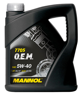 Масло моторное Mannol O.E.M for Renault Nissan 5W-40 4л Mannol 99018