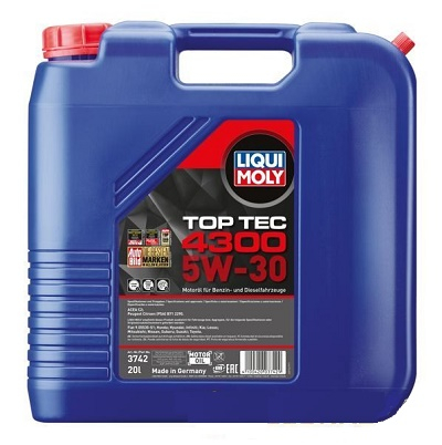 Масло моторное Liqui Moly TOP TEC 4300 5W-30 20л Liqui Moly 3742