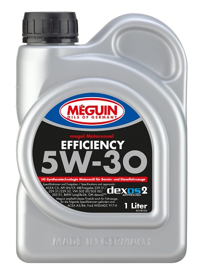 Моторное масло Meguin MEGOL EFFICIENCY 5W-30 1л MEGUIN 3196