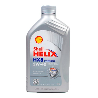 Масло моторное Shell HX8 Synthetic 5W40 1л 550040424 SHELL 550040424