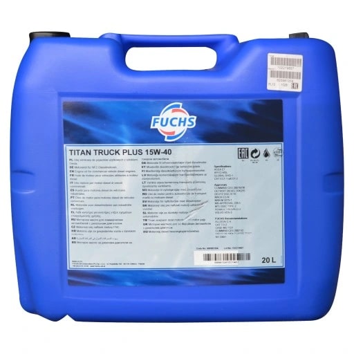 Масло моторное Fuchs Titan Truck Plus 15W-40 602031150 20 л Fuchs 602031150
