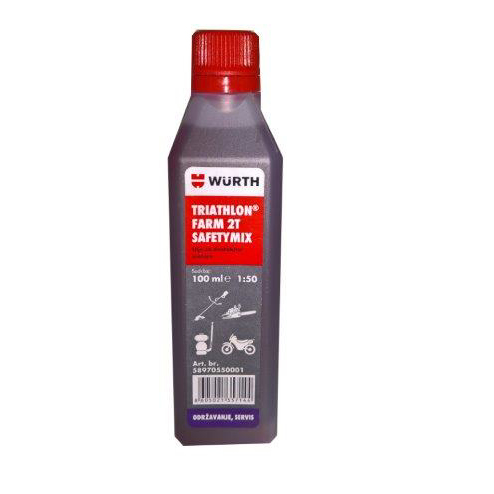 Масло моторное WURTH 58970550001 Triathlon FARM SAFETYMIX 100мл WURTH 58970550001