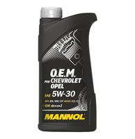 Масло моторное Mannol 7701 O.E.M. for Chevrolet Opel 5W-30 1л Mannol 1076