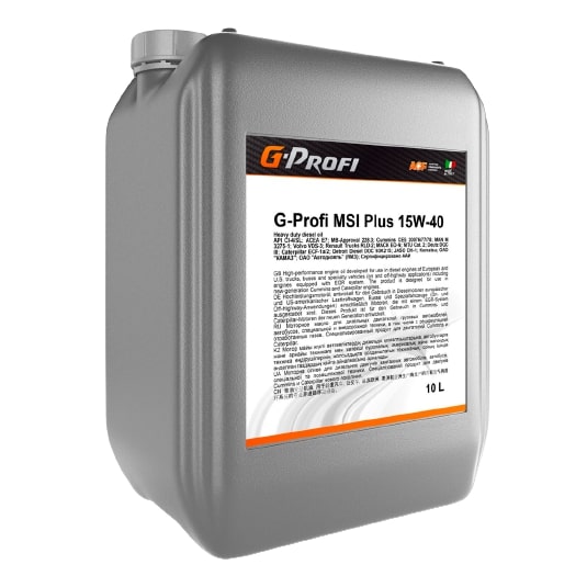 Масло моторное G-Energy G-Profi MSI Plus 15W-40 10 л G-ENERGY 253133695