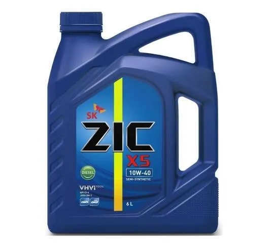 Масло моторное Zic Зик X5 Diesel 10W-40 6л 172660 ZIC 172660