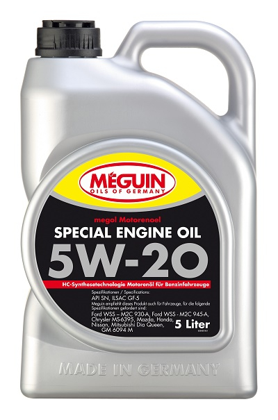 Моторное масло Meguin MEGOL SPECIAL ENGINE OIL 5W-20 5л MEGUIN 9499