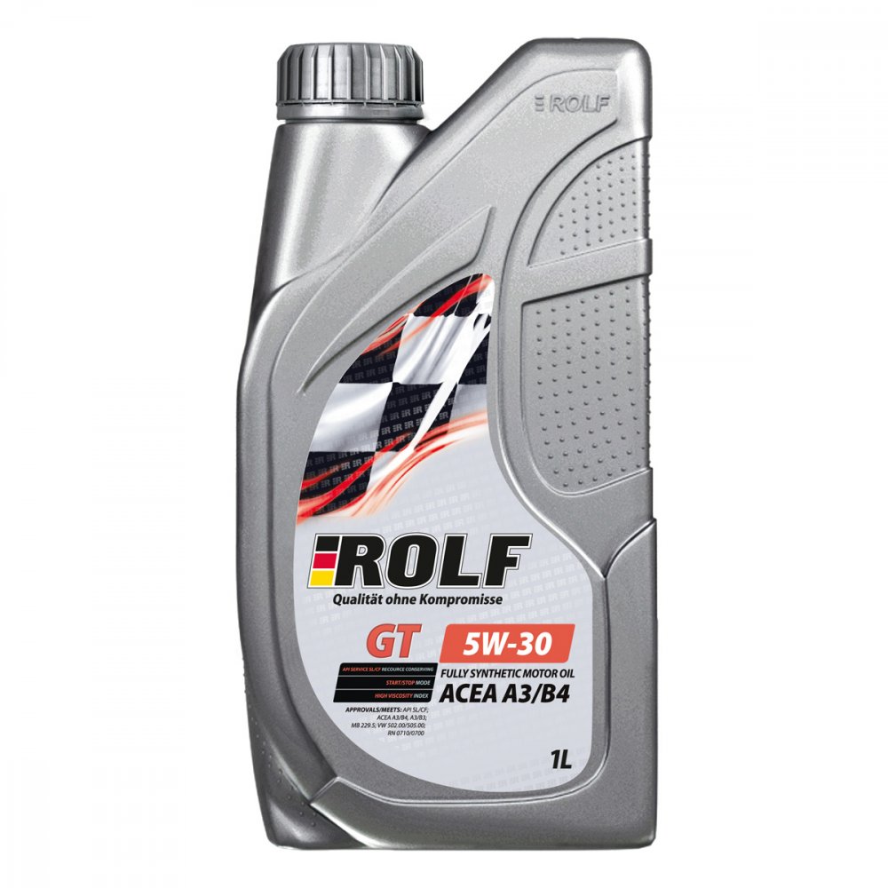 Масло моторное Rolf GT 5W-30 A3/B4 1 л ROLF 322734