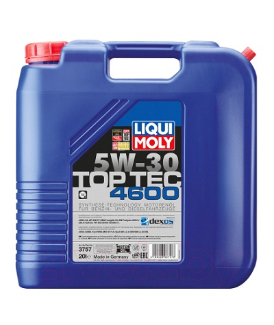 Масло моторное Liqui Moly TOP ТЕС 4600 5W-30 20л Liqui Moly 3757