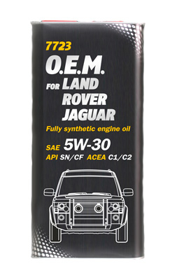 Масло моторное Mannol O.E.M for Land Rover Jaguar 5W-30 4л (metal) Mannol 54771