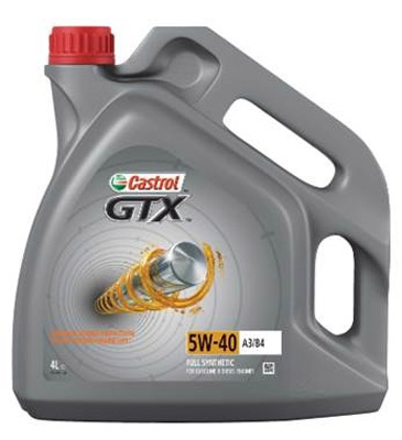 Масло моторное Castrol Кастрол GTX A3/B4 5W-40 4л CASTROL 15B9F5