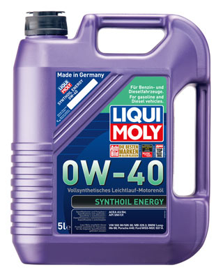 Масло моторное Liqui Moly Synthoil Energy 0W-40 5л Liqui Moly 9515
