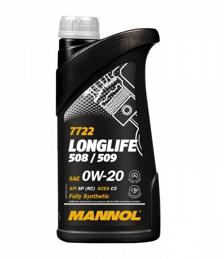 Масло моторное Mannol 7722 Longlife 508/509 0W-20 1 л MANNOL 57030