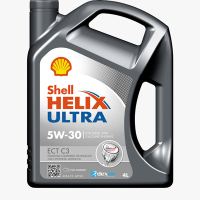 Масло моторное Shell Helix Ultra ECT 5W-30, 4л 550042847 SHELL 550042847