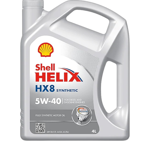 Масло моторное SHELL Helix HX8 SP 5W-40 синтетическое 4 л 550070336/550052837