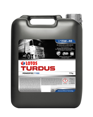 Масло моторное Lotos TURDUS POWERTEC 1100 SAE 15W-40 17л Lotos TURDUSPOWERTEC1100SAE15W4017kg