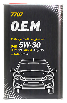 Масло моторное Mannol O.E.M for Ford Volvo 5W-30 5л (metal) Mannol 51963