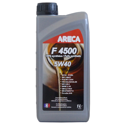 Масло моторное Areca F4000 5W-40 1л Areca 11401